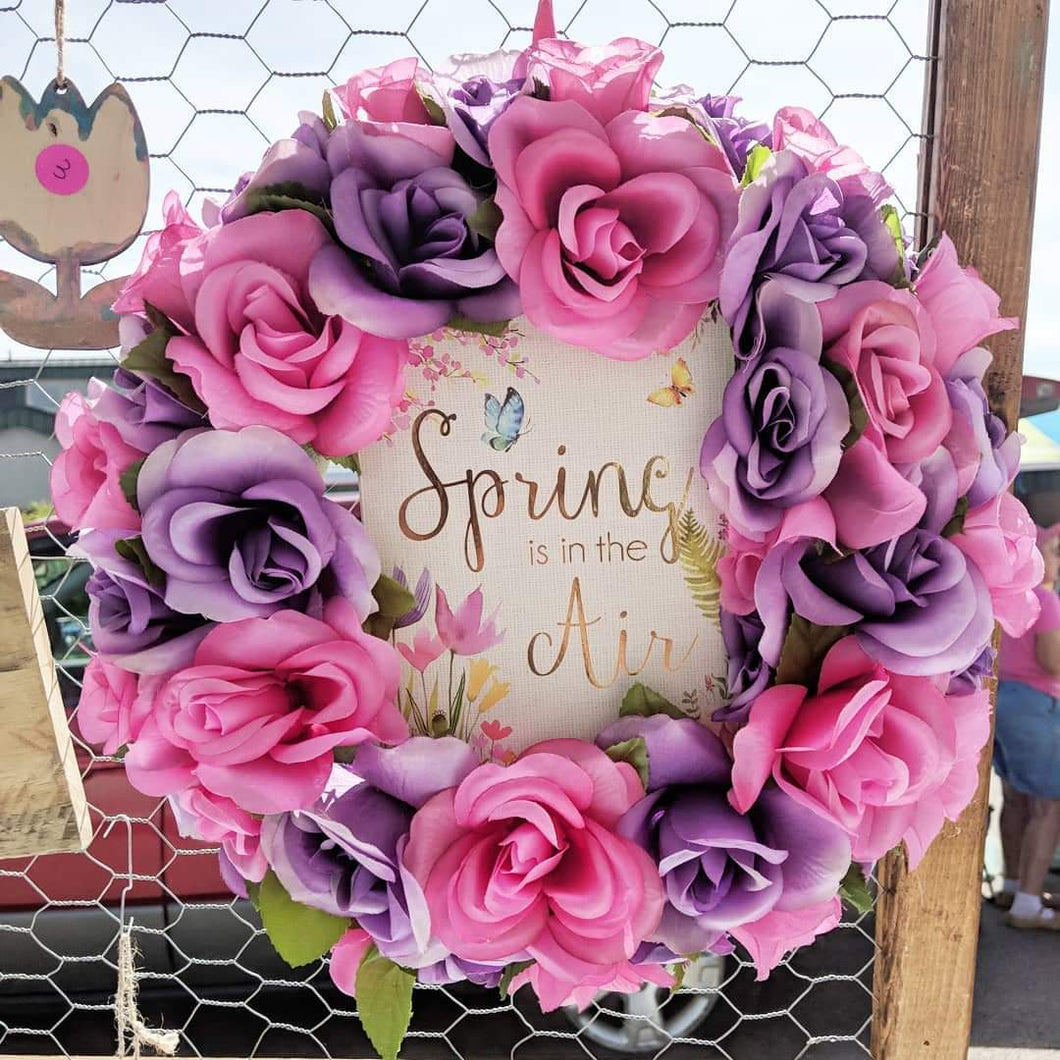 Spring is in the air wreath