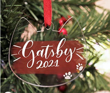 Load image into Gallery viewer, Personalized acrylic ornaments