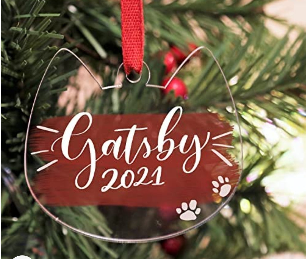 Personalized acrylic ornaments