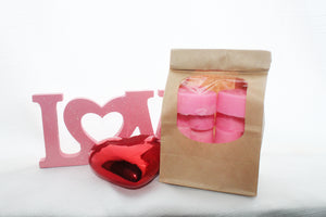 10pk Heart Shaped Valentines Wax Melts